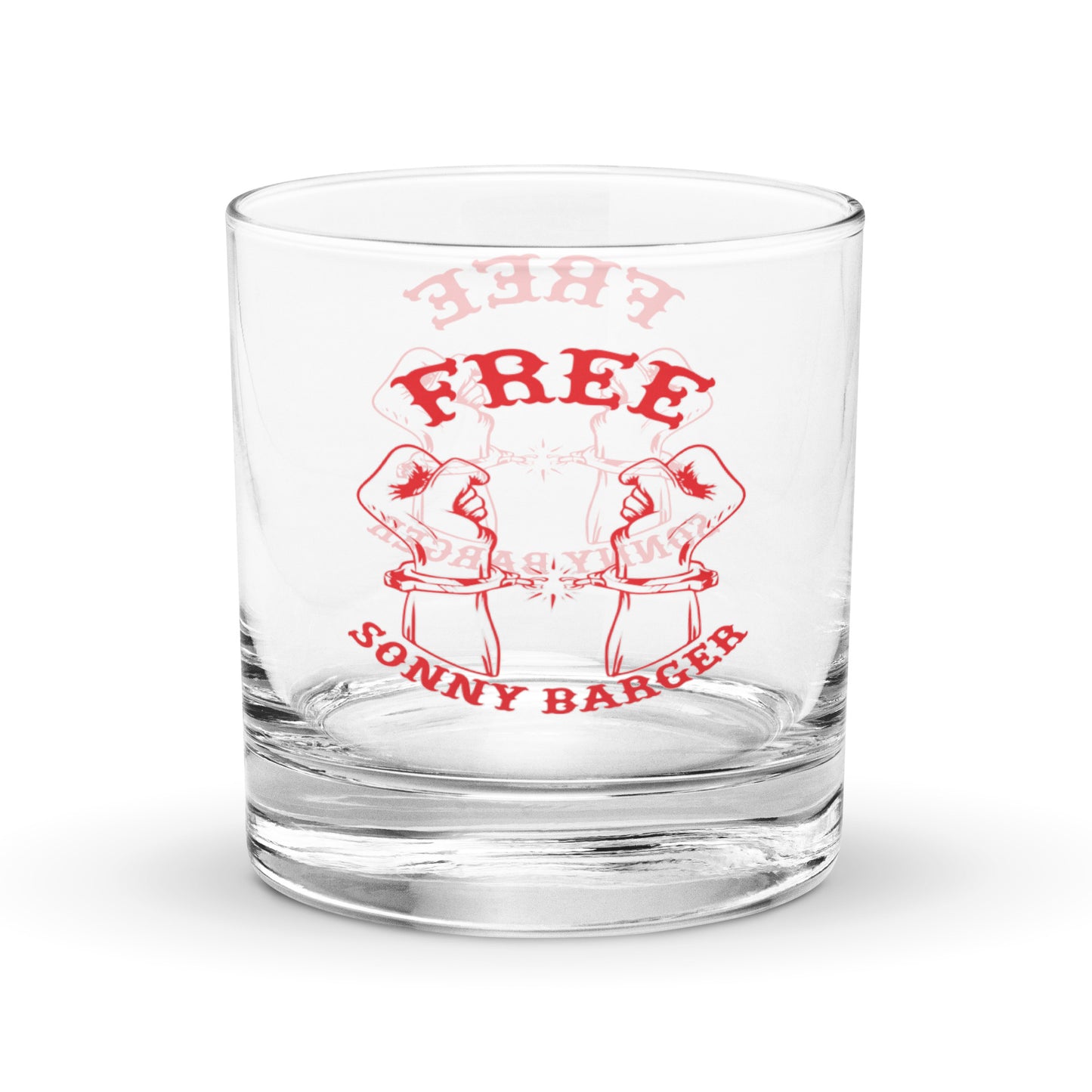 Free Sonny Barger -Rocks glass