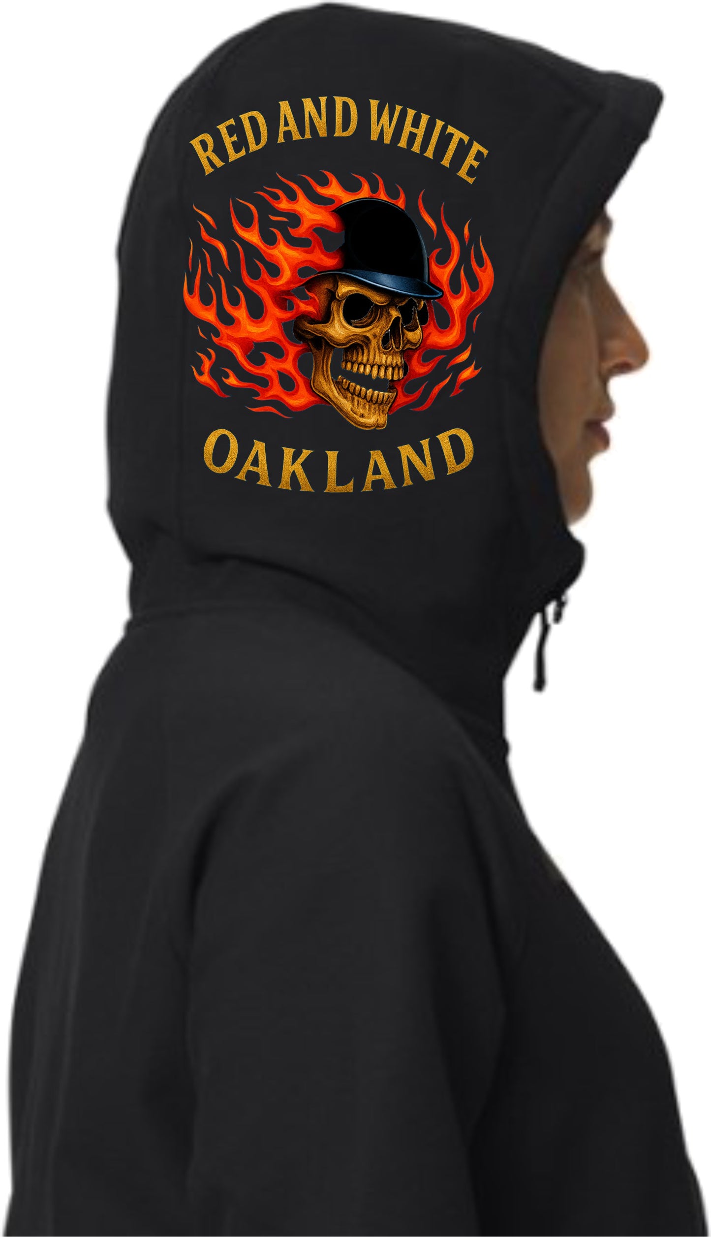Support Oakland- cotton hoodie