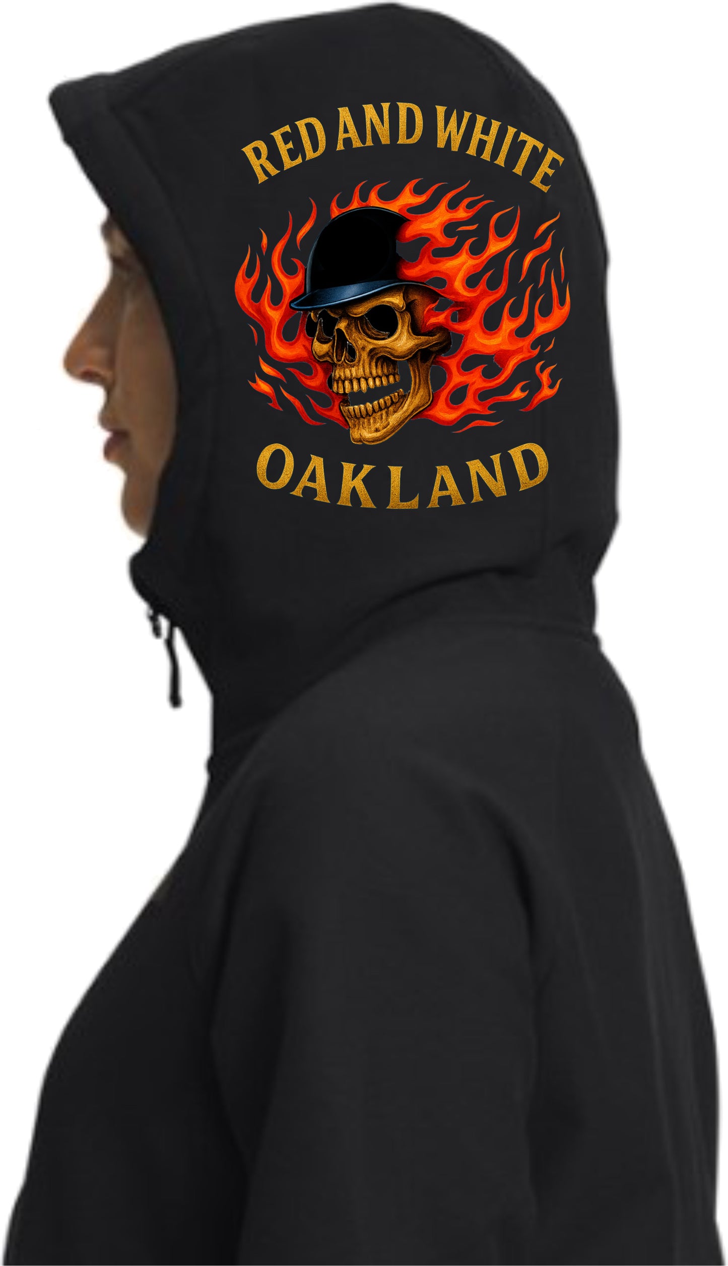 Support Oakland- cotton hoodie