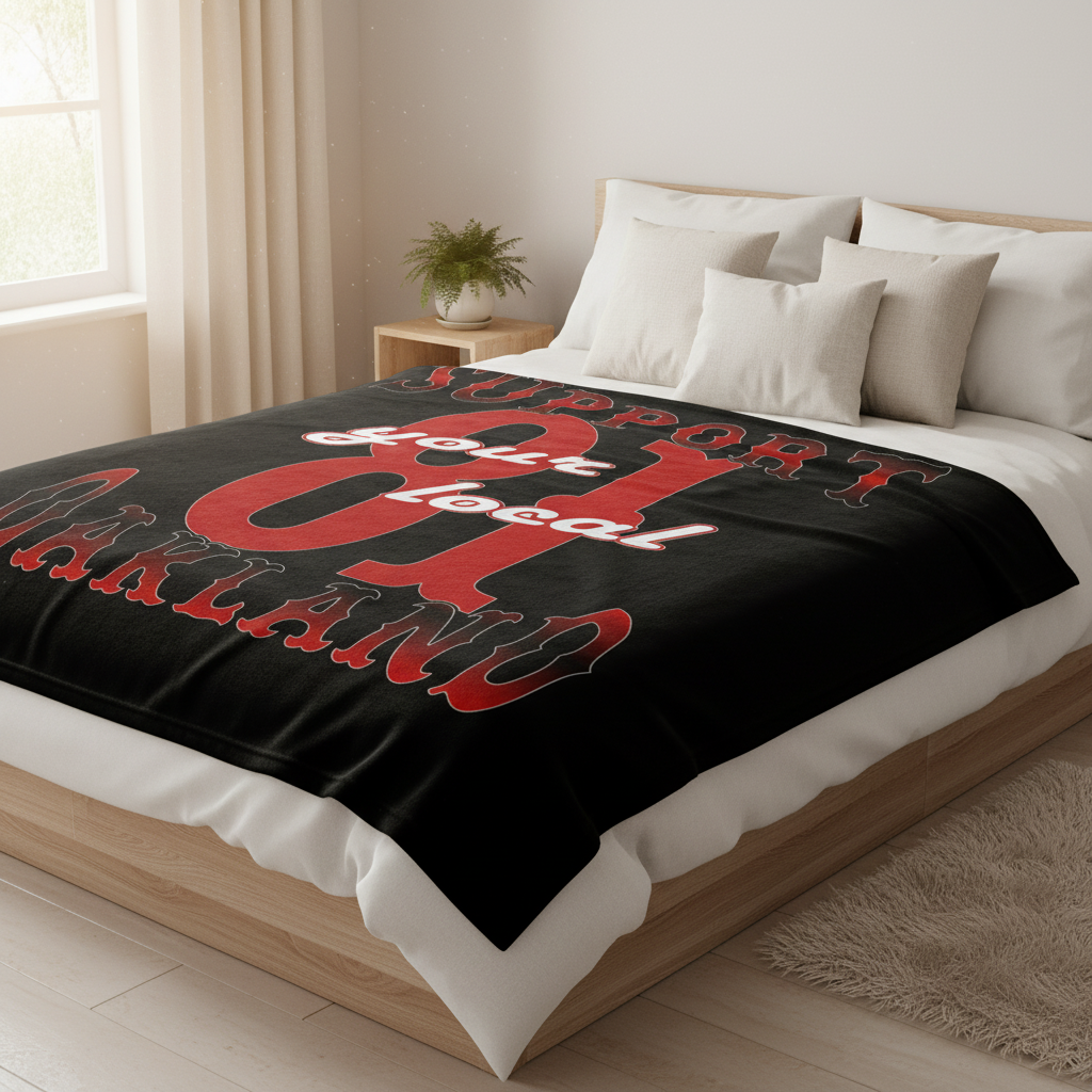 Support Oakland-Throw Blanket