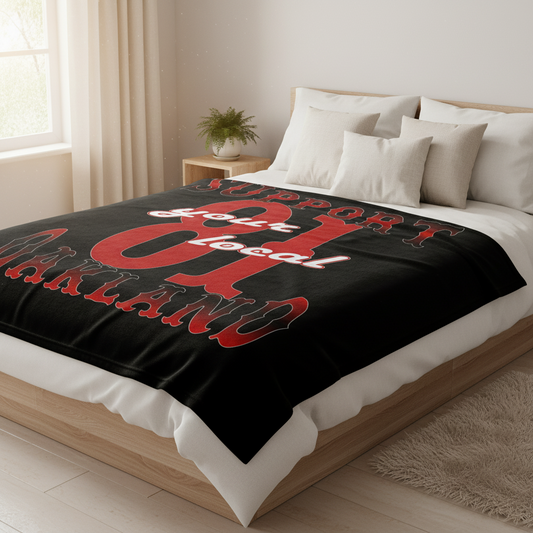 Support Oakland-Throw Blanket