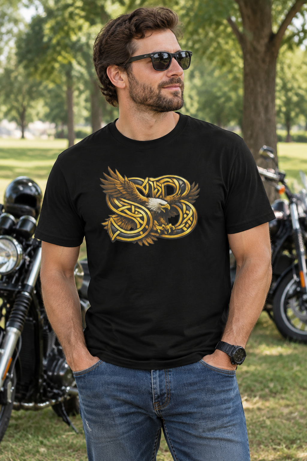 Sonny Barger-classic tee (signature on sleeve)