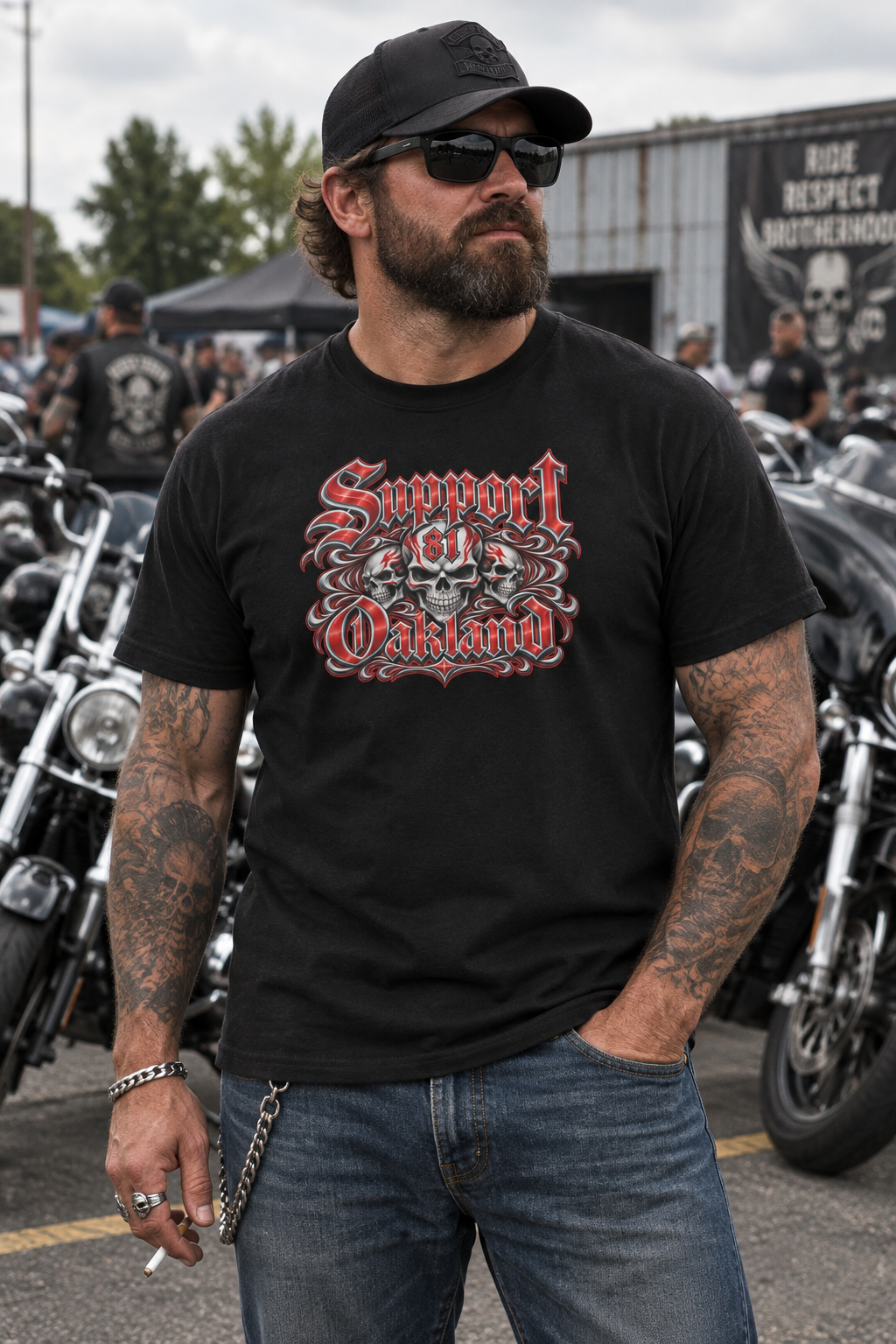 Support 81 Oakland- classic tee