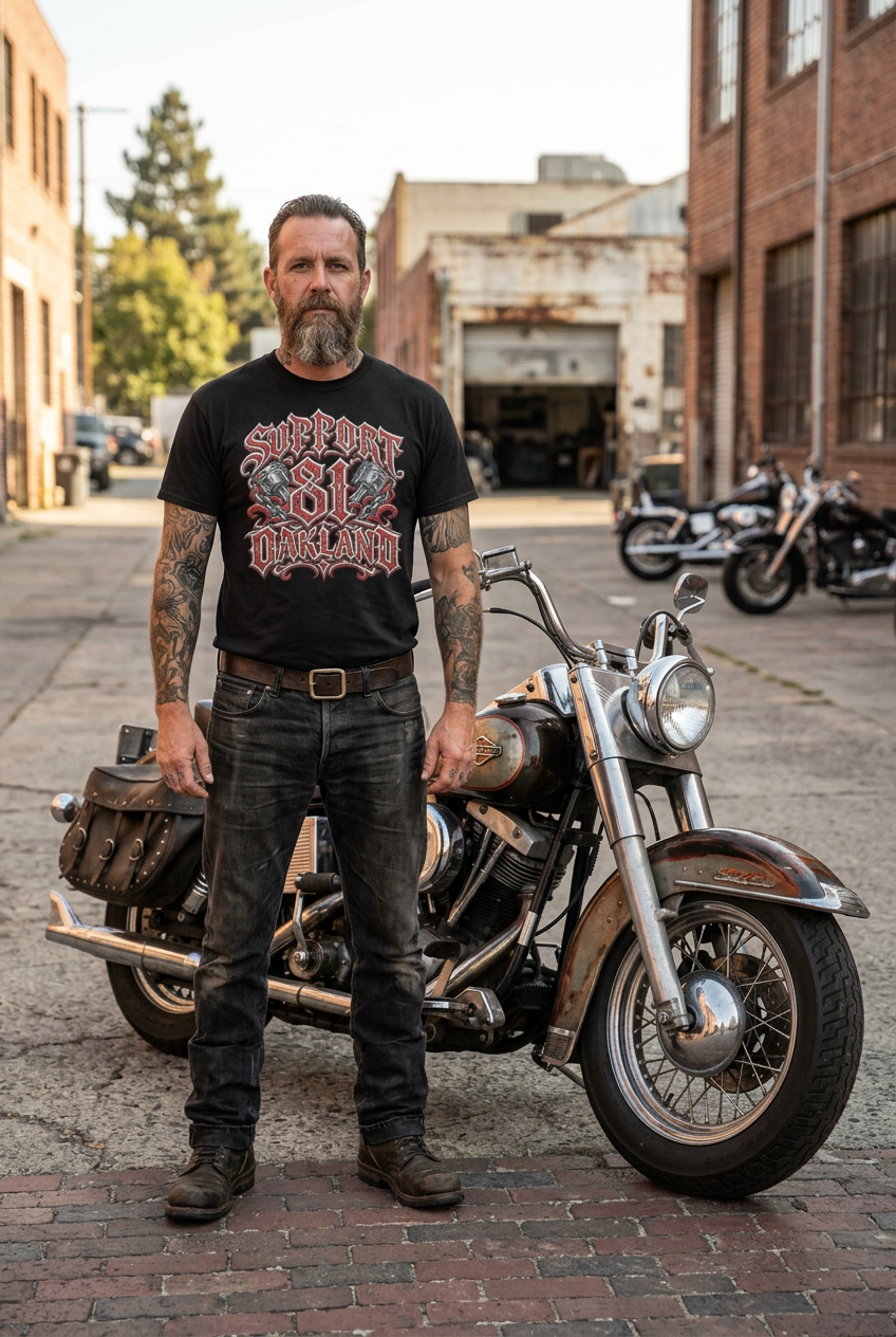 Support 81 Oakland- classic tee