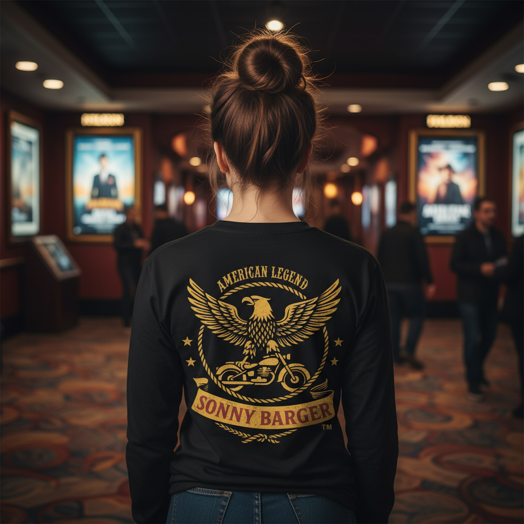 Sonny Barger- Garment-dyed heavyweight long-sleeve shirt