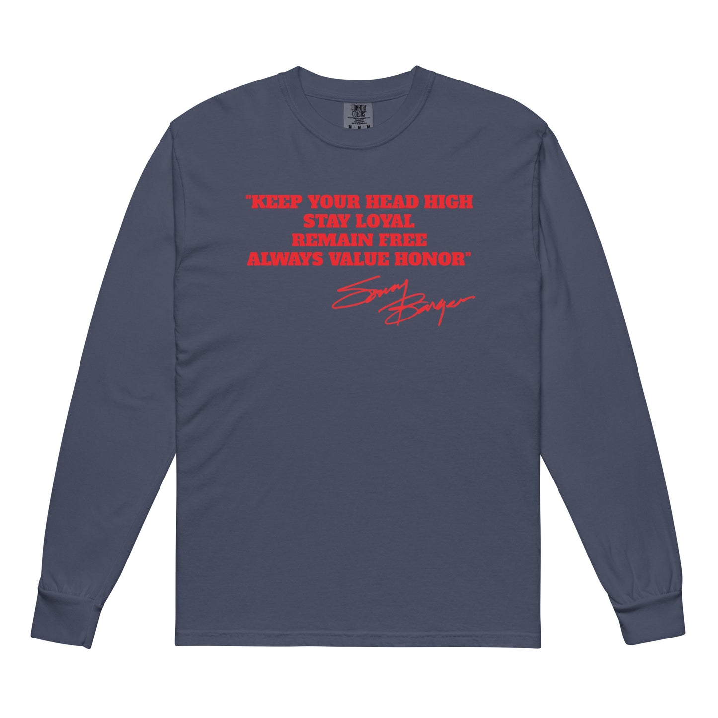 Sonny's Saying- heavyweight long-sleeve shirt