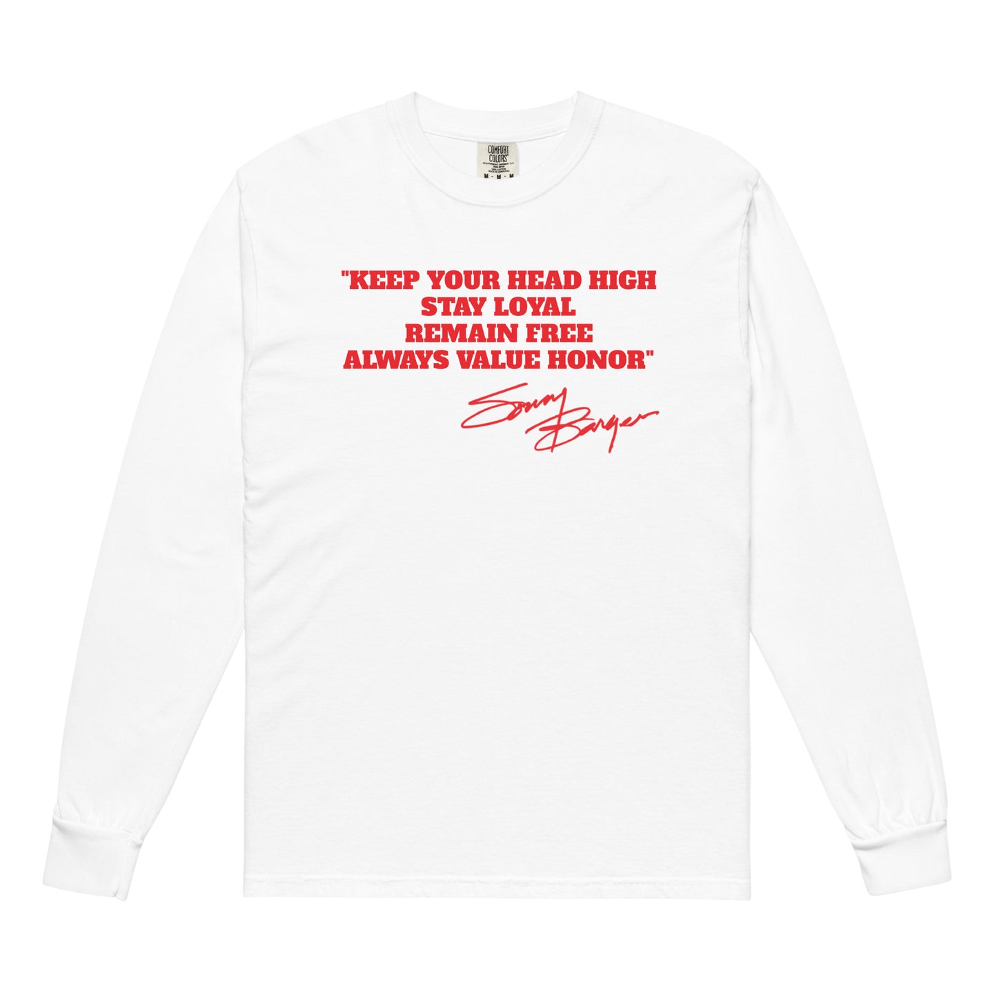 Sonny's Saying- heavyweight long-sleeve shirt