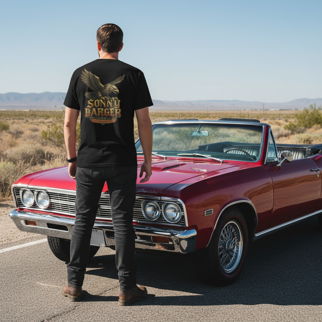 Sonny Barger-garment-dyed heavyweight t-shirt