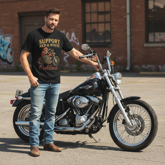 Support Oakland- garment-dyed heavyweight t-shirt