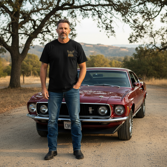 Sonny Barger-garment-dyed heavyweight t-shirt