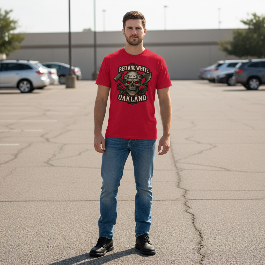 Support Oakland- garment-dyed heavyweight t-shirt