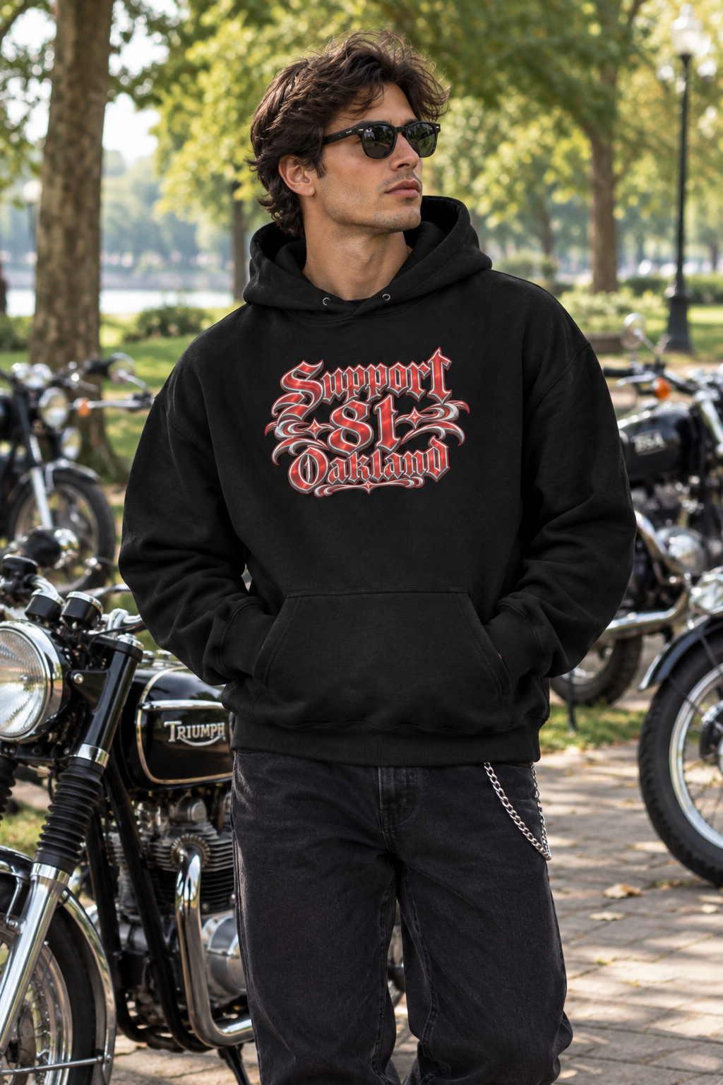 Support 81 Oakland-Hoodie