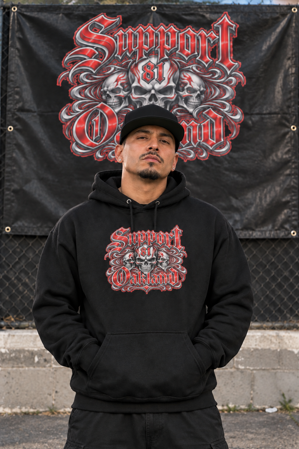 Support 81 Oakland-Hoodie