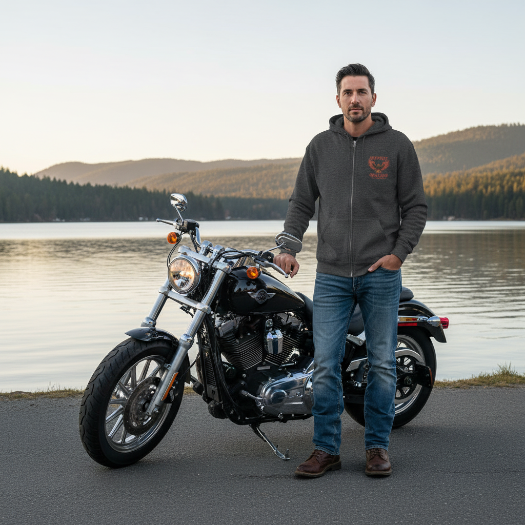 Support Oakland- heavy blend zip hoodie