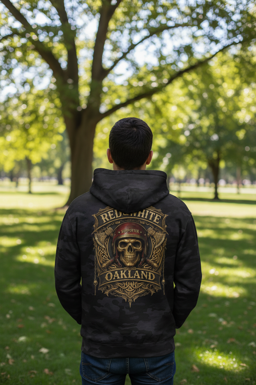 Support 81 Oakland-Heavyweight Hooded Sweatshirt | Independent Trading Co. IND4000