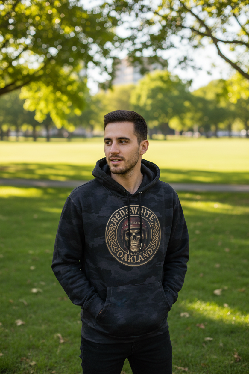 Support 81 Oakland-Heavyweight Hooded Sweatshirt | Independent Trading Co. IND4000