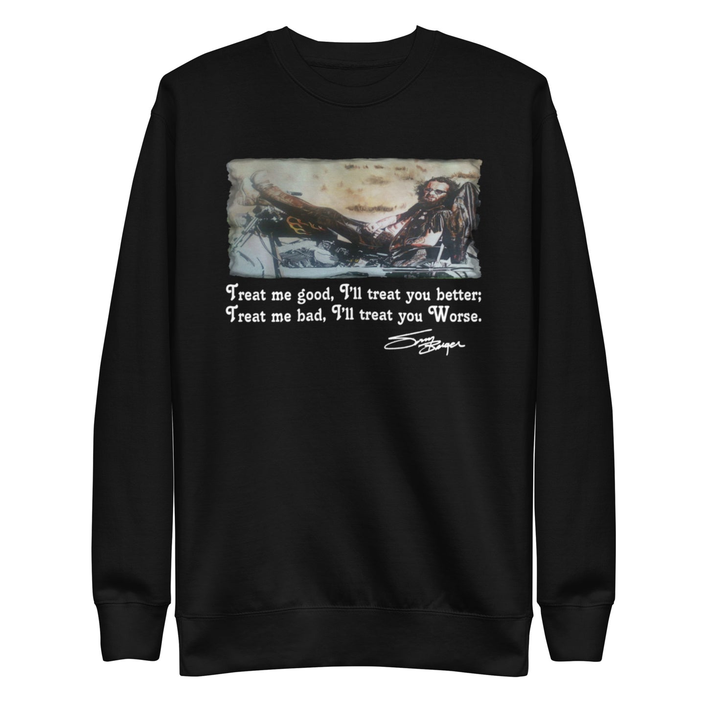 SONNY'S TREAT ME GOOD - Premium Sweatshirt