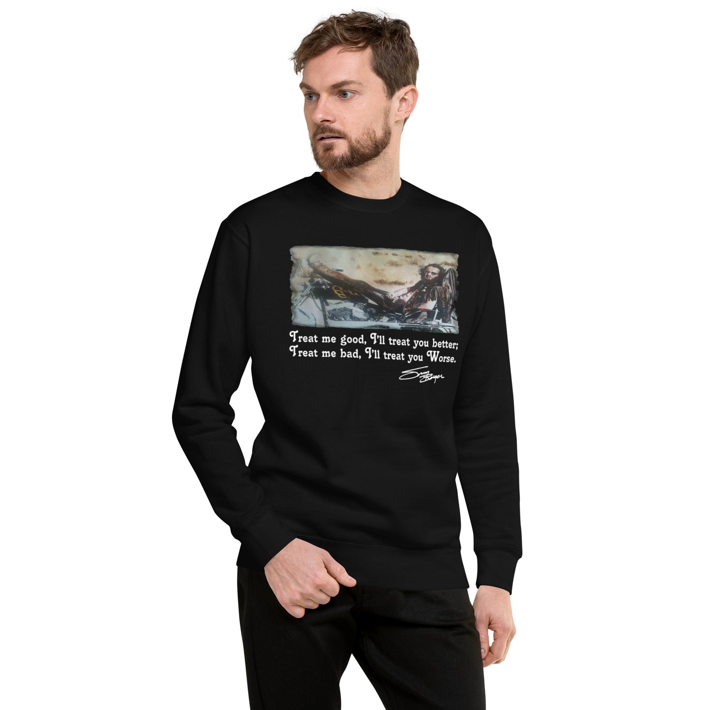 SONNY'S TREAT ME GOOD - Premium Sweatshirt