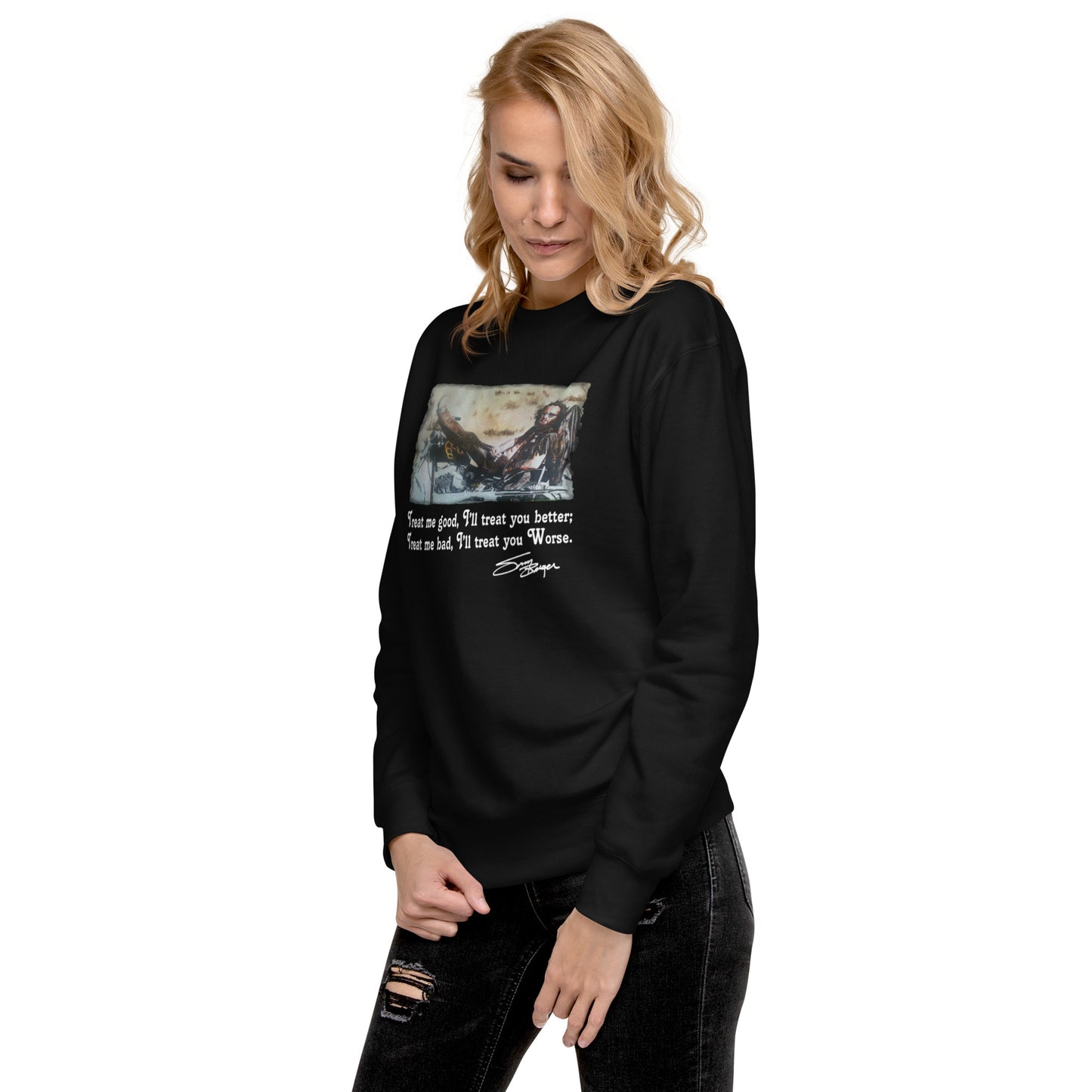 SONNY'S TREAT ME GOOD - Premium Sweatshirt