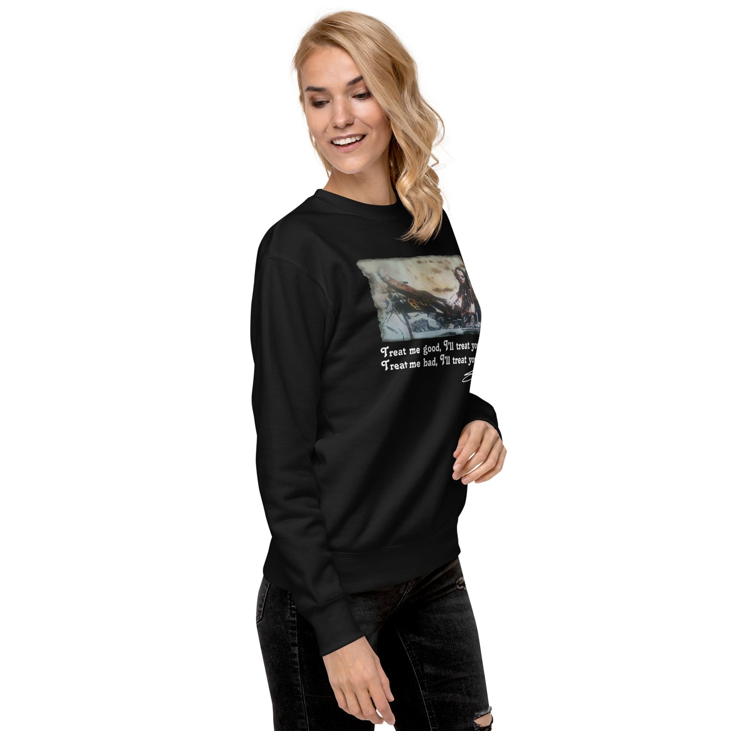 SONNY'S TREAT ME GOOD - Premium Sweatshirt