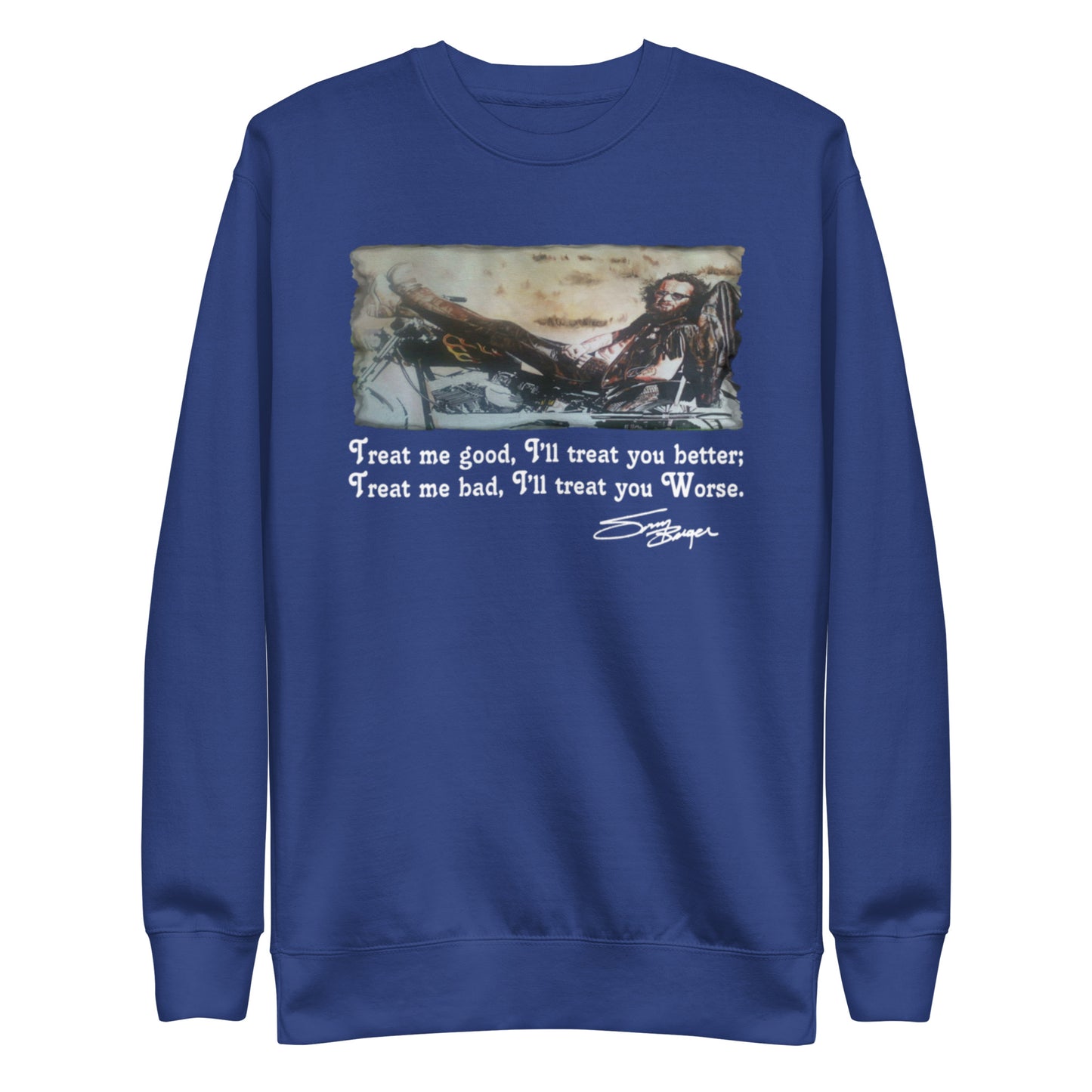 SONNY'S TREAT ME GOOD - Premium Sweatshirt