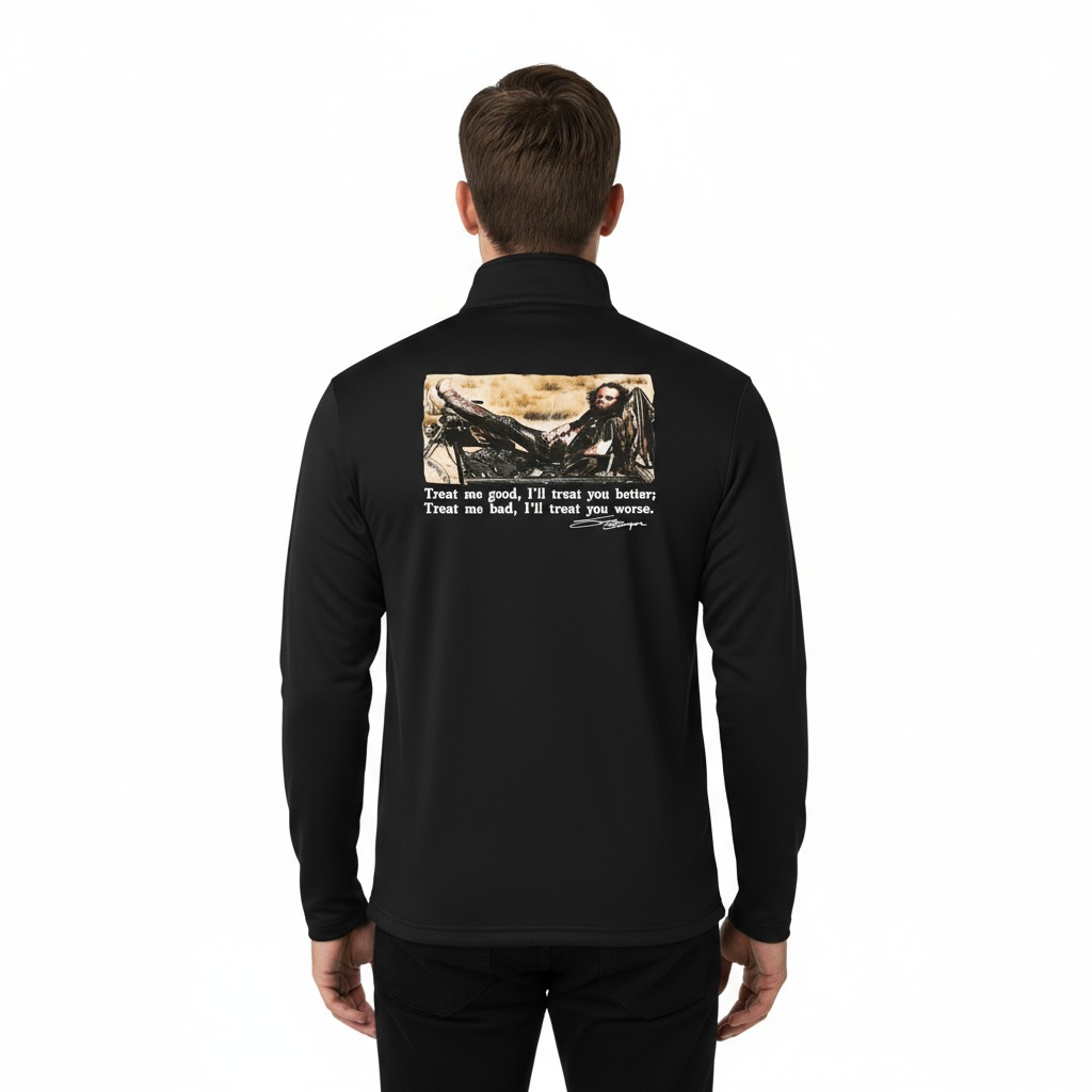 Sonny Barger-Lightweight quarter-zip pullover