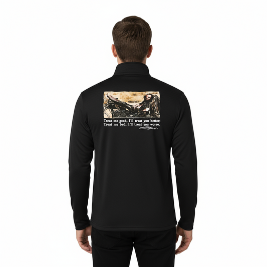 Sonny Barger-Lightweight quarter-zip pullover