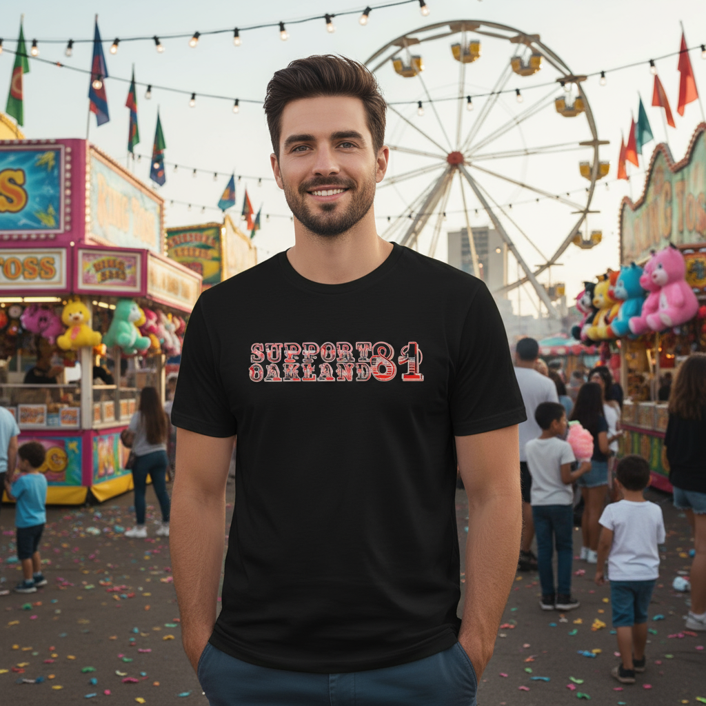 Support 81 Oakland - t-shirt