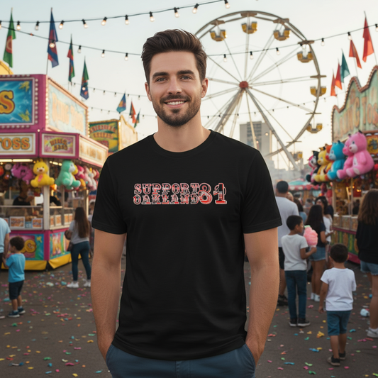 Support 81 Oakland - t-shirt