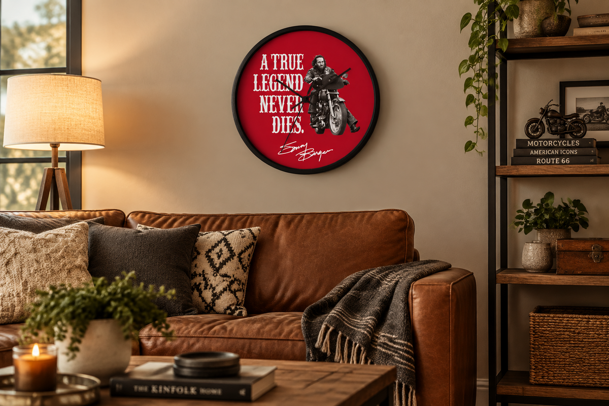 Sonny Barger-Wall clock