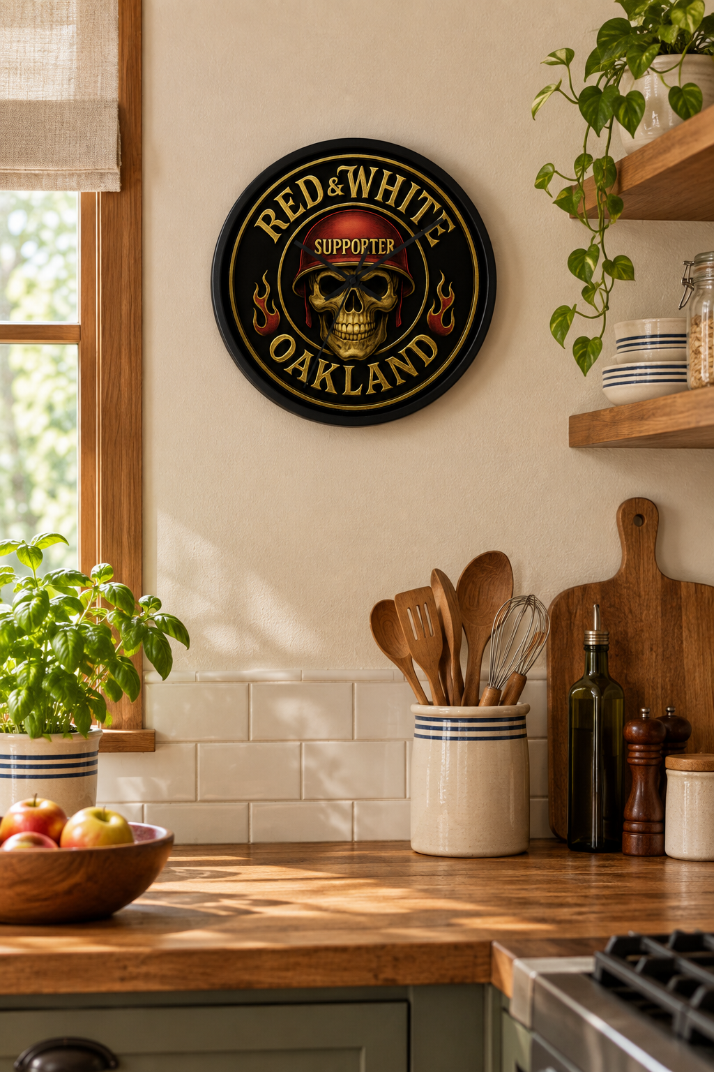 Support 81 Oakland - Wall clock