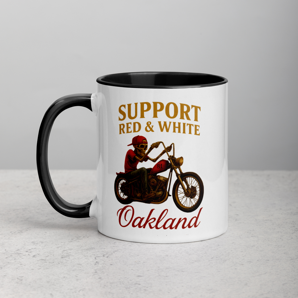 Support Oakland-Mug with Color Inside