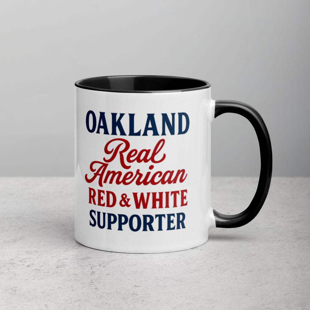 Support Oakland-Mug with Color Inside