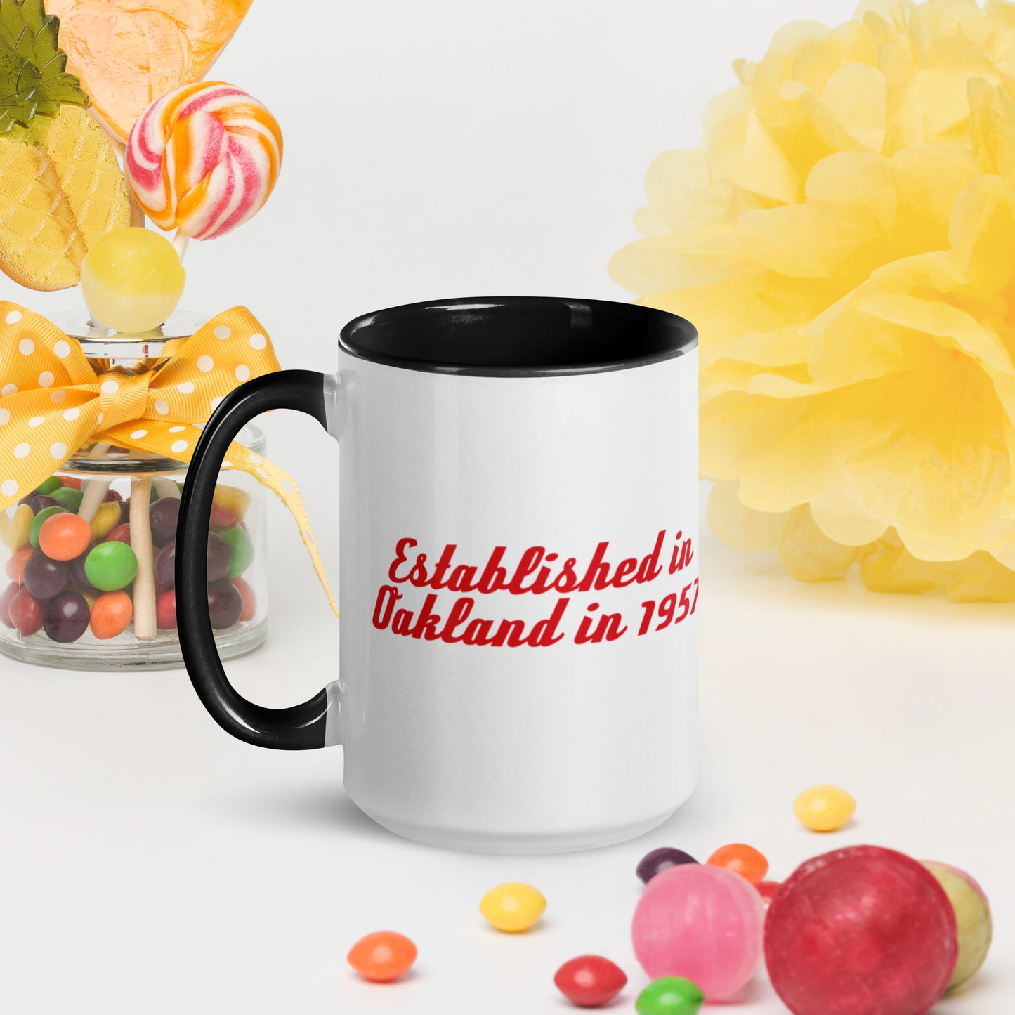 Support Oakland-Mug with Color Inside