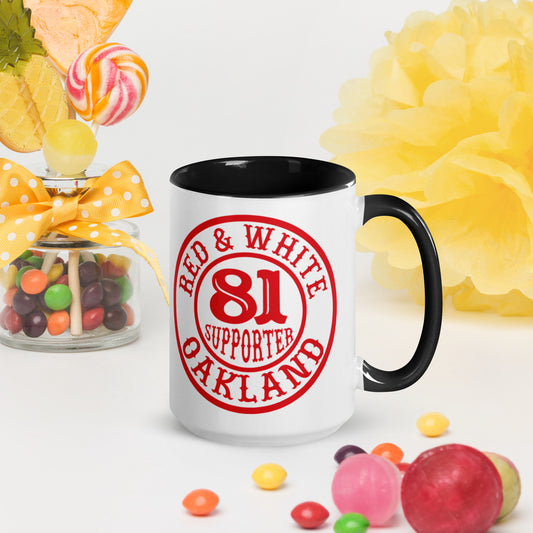 Support Oakland-Mug with Color Inside