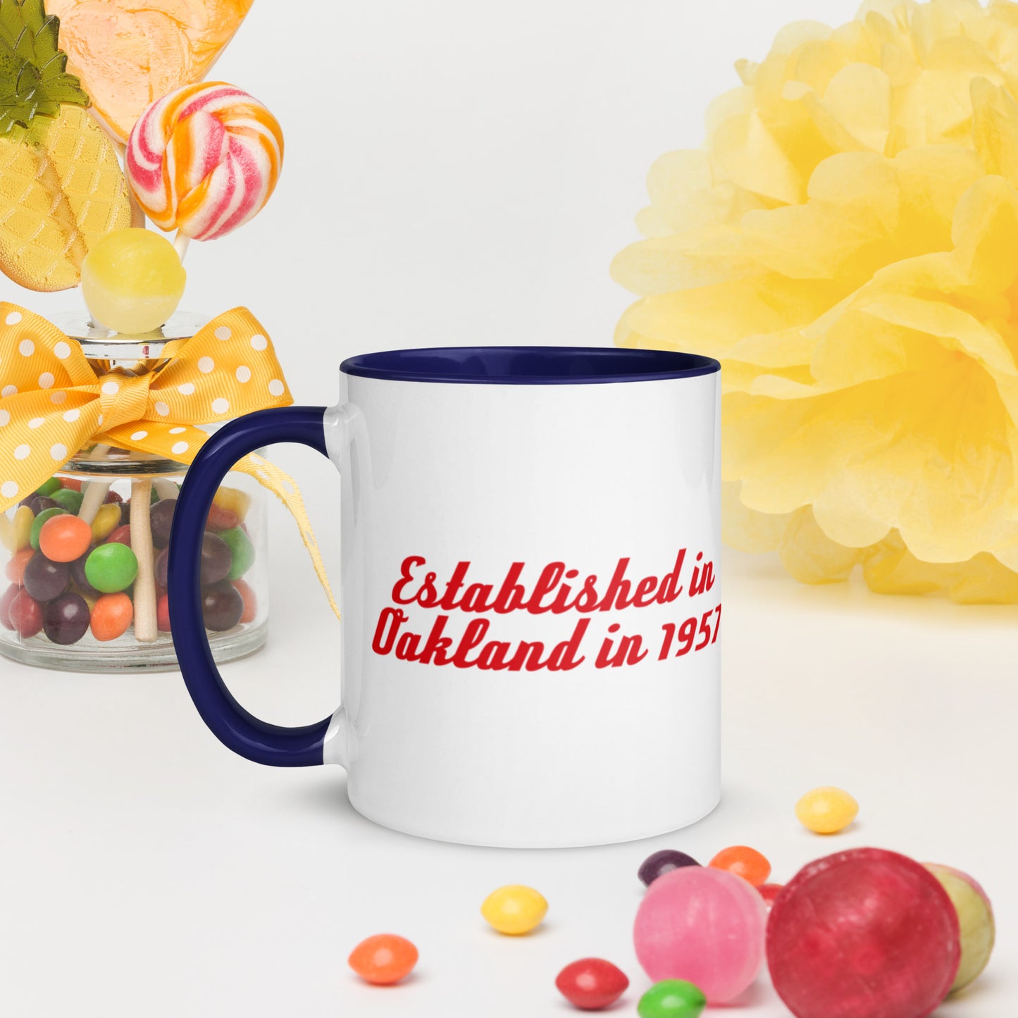 Support Oakland-Mug with Color Inside