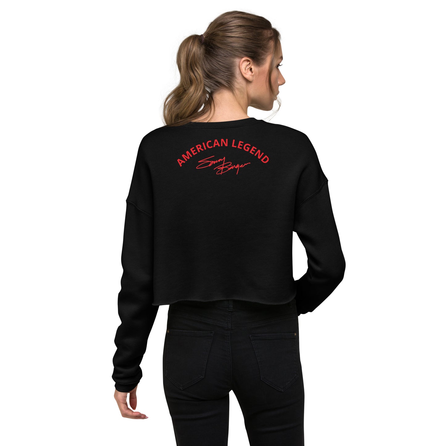 Gone But Not Forgotten Sonny Barger-Crop Sweatshirt