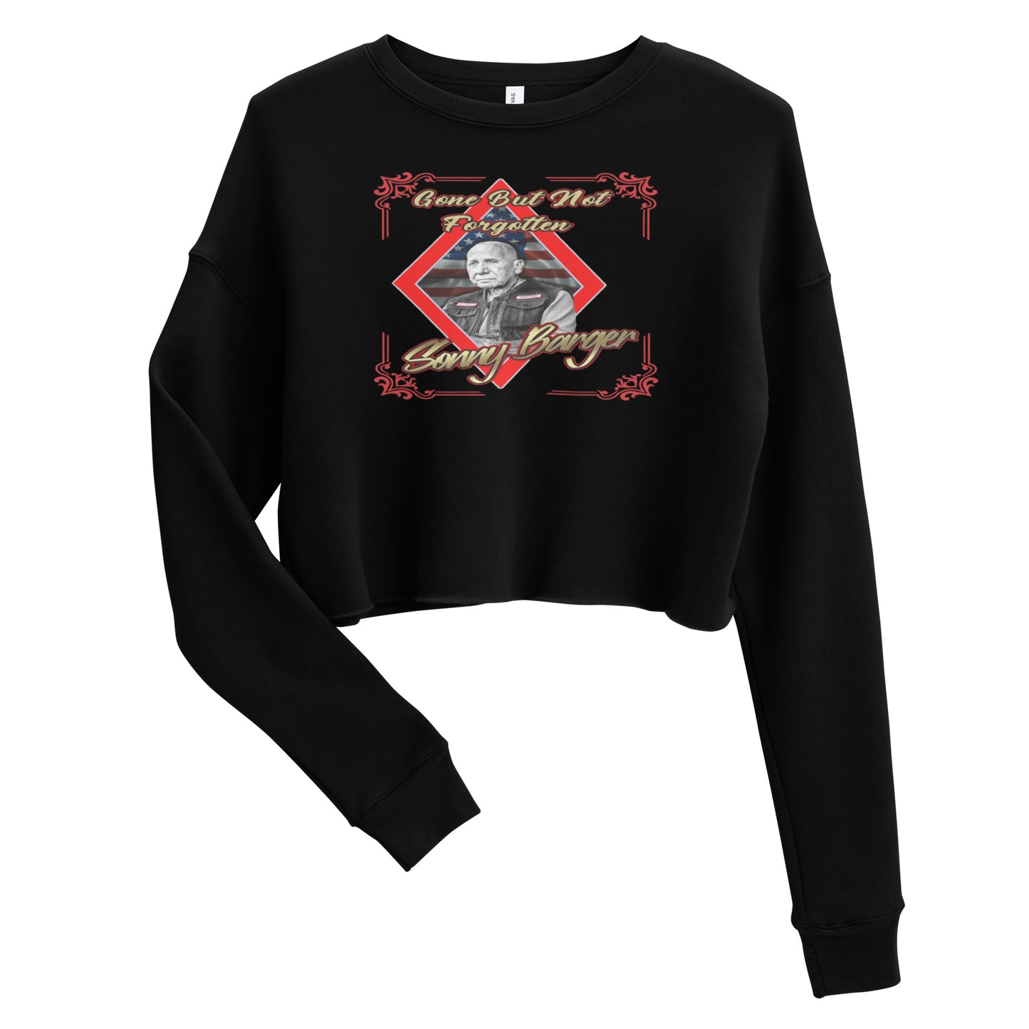 Gone But Not Forgotten Sonny Barger-Crop Sweatshirt