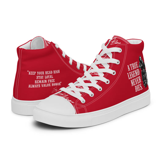 Sonny Barger Memorial -Women’s high top canvas shoes