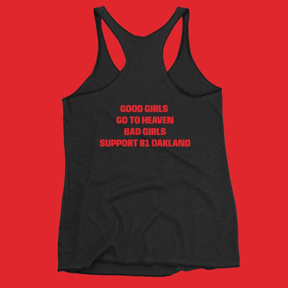 SUPPORT 81 OAKLAND-Women's Racerback Tank