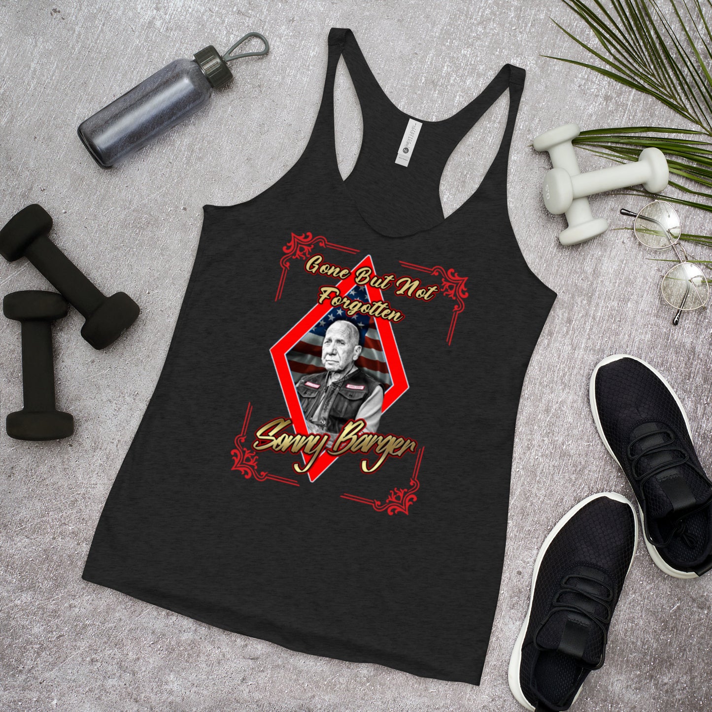 Gone But Not Forgotten Sonny Barger -Women's Racerback Tank