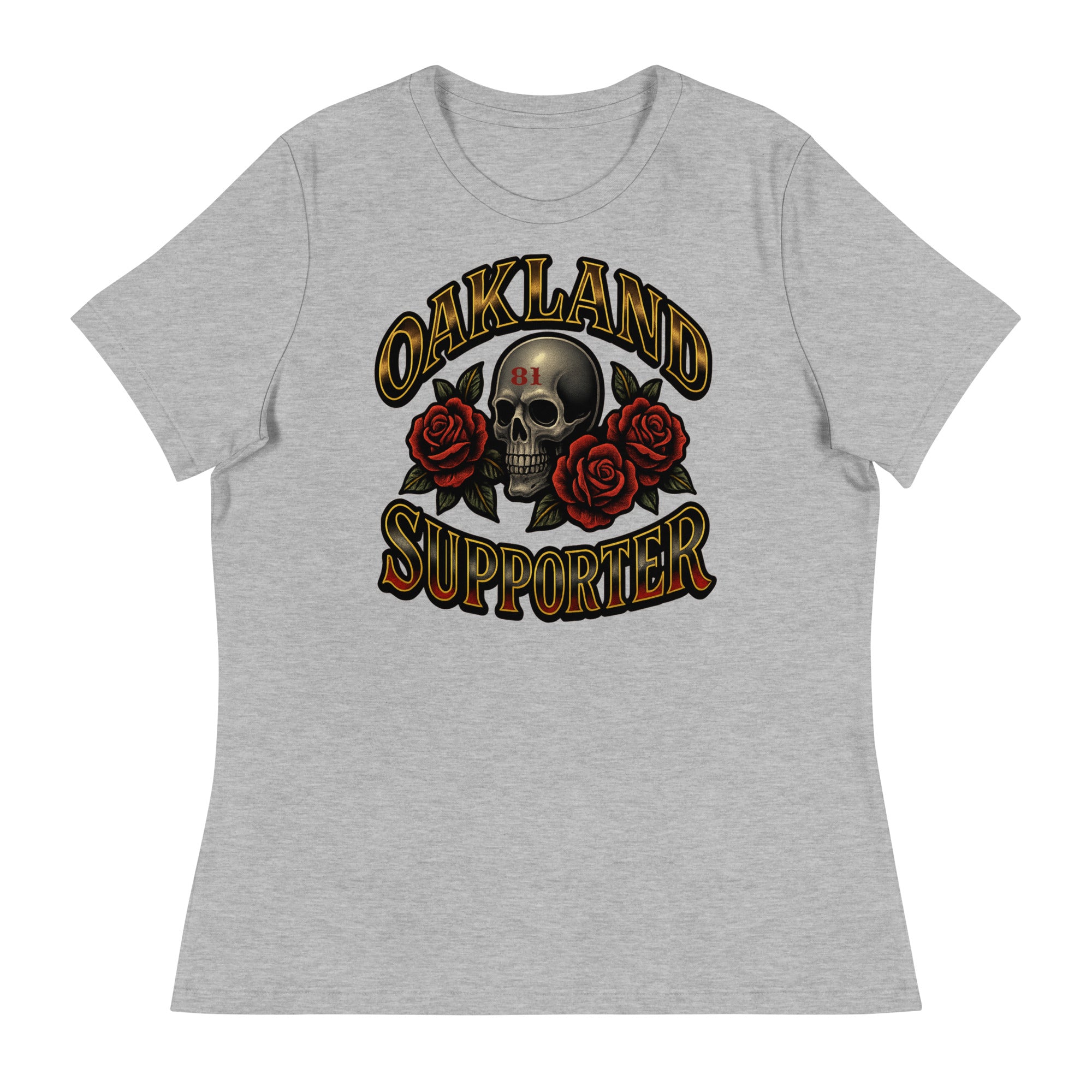 Oakland Supporter-Women's Relaxed T-Shirt – Sonny Barger Productions