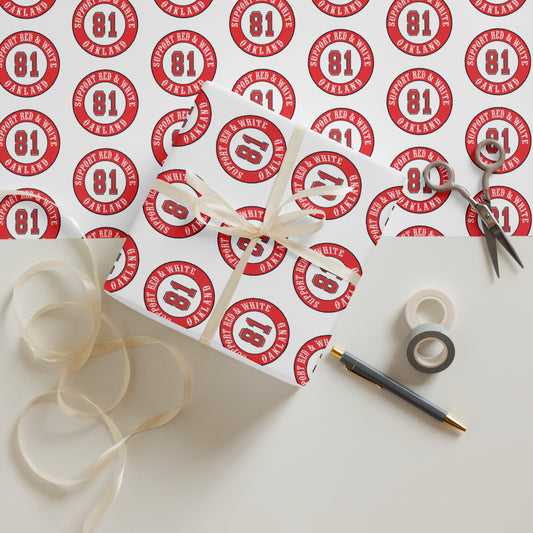 Support 81 Oakland -Wrapping paper sheets