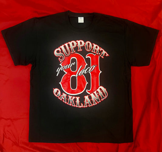 BLACK SUPPORT YOUR LOCO T Shirt