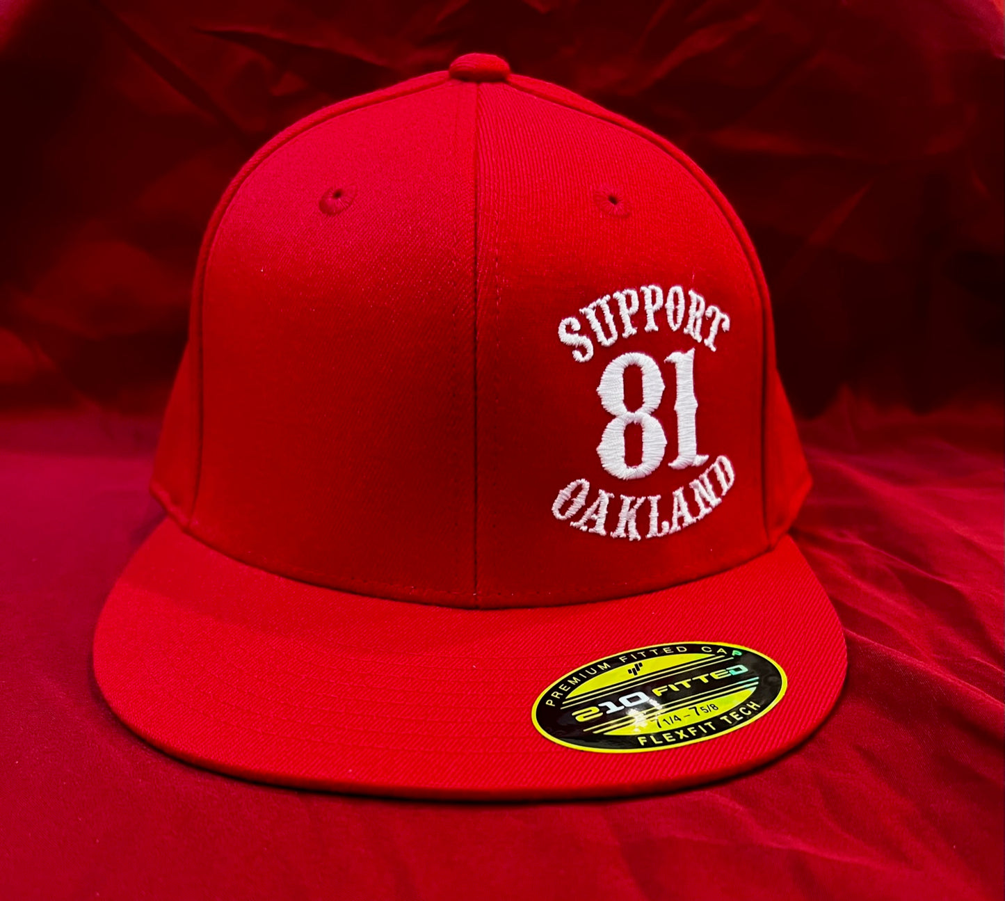 3 COLORS AVAILABLE- SUPPORT 81 OAKLAND HAT