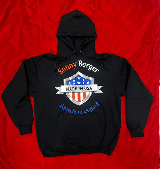 SONNY BARGER MADE IN USA Pullover Hooded Sweatshirt