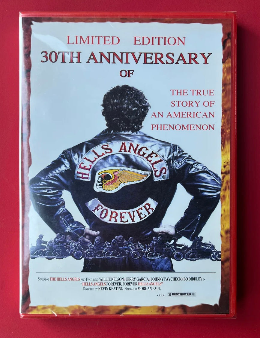 LIMITED EDITION 30TH ANNIVERSARY OF HELLS ANGELS FOREVER MOVIE "DVD"